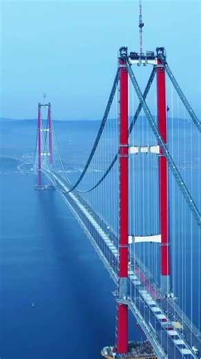 Canakkale Bridge, Turkiye #istanbul #travel #love #travelvlog #dji