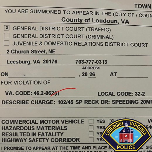 Yesterday morning, at the Leesburg Bypass / E. Market Street, LPD stopped two adult drivers traveling at extremely dangerous speeds: ➡️ 102 mph in a 45 mph zone ➡️ 80 mph in the same 45 mph zone We’re going to be honest — we’re MAD. There is absolutely no excuse for driving at speeds that could kill someone in an instant. At 80–100 mph, a crash wouldn’t just cause damage — it could be catastrophic, resulting in severe injuries or fatalities to the driver, innocent motorists, pedestrians, or firs