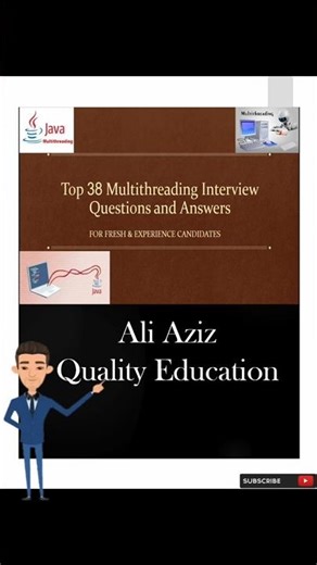 Multithreading Interview Questions & Answers ⚡ | ‪@AliAzizQualityEducation‬