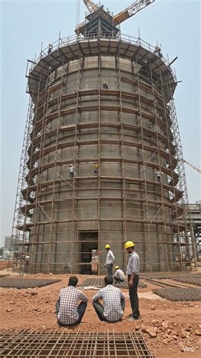 under construction with scaffolding ,