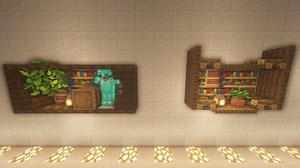 |Build Hack| 8 Ideas For Minecraft Lockers! Minecraft Map