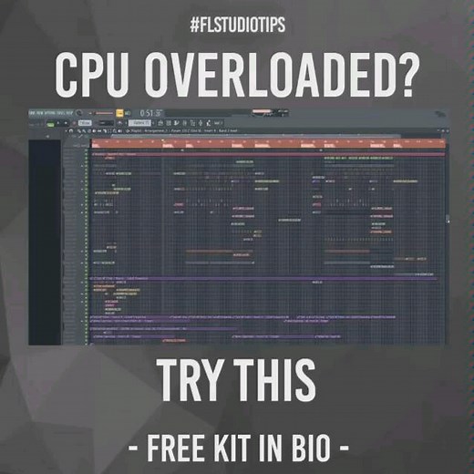 FLSTUDIO小技巧：CPU爆了怎么办？用这个方法！