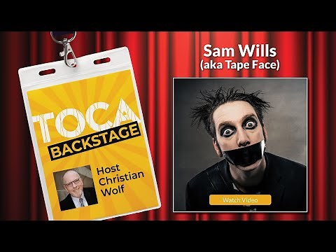 Sam Wills (aka Tape Face) interview