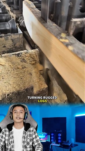 Precision Woodworking: Heavy-Duty Industrial Bandsaw in Action 🪵⚙️ Witness the power and precision of industrial-grade woodworking! In this video, we showcase a high-speed vertical bandsaw slicing through raw logs with incredible accuracy. This automated machinery is designed for high-volume lumber production, turning rough timber into smooth, usable planks in seconds. What you’ll see: * Advanced automated log feeding system. * The raw power of the industrial band saw blade. * Seamless precisio