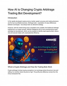 How AI is Changing Crypto Arbitrage Trading Bot Development_ - SlideServe