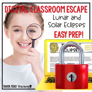 2024 Solar Eclipse Activities Science Digital Escape Room Solar & Lunar Eclipse