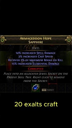 How to craft a cheap jewel Poe 2