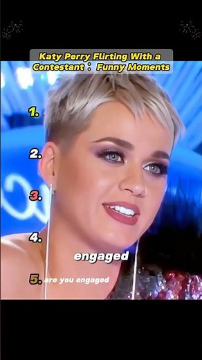 Katy Perry flirting with a Contestant 😂