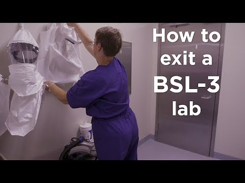 Biosafety Level 3 Lab Exit