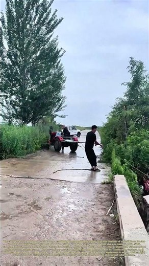 Harnessing Rope Tension: Rural Teamwork to Recover a Submerged Farm Tricycle