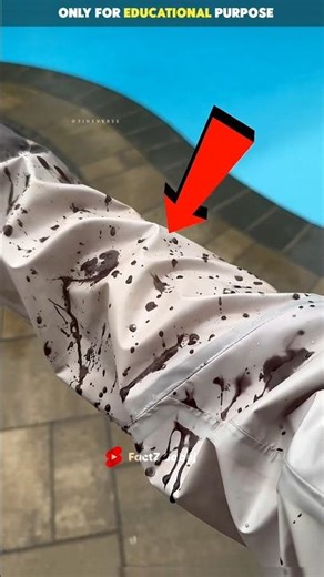 This Jacket Changes Color in the Rain 🌧️😳 #shorts