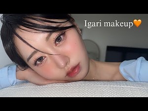*CUTEST* Spring igari makeup tutorial 🍑🧡 Daily-friendly coral makeup!