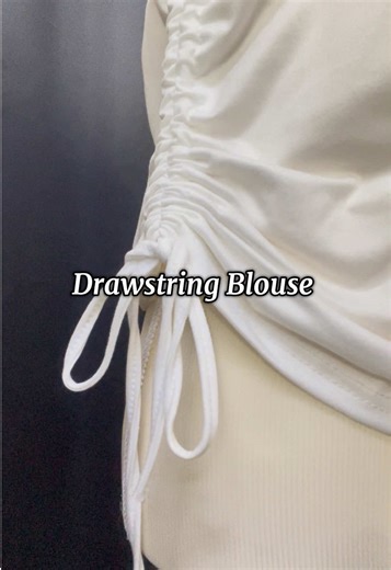 Drawstring Blouse #drawstringblouse #blouse #blouseviral #blousemurah