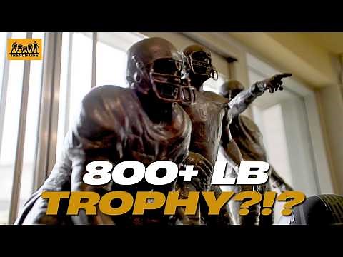 Moving College Football's BIGGEST Trophy 'The Weight of Greatness"