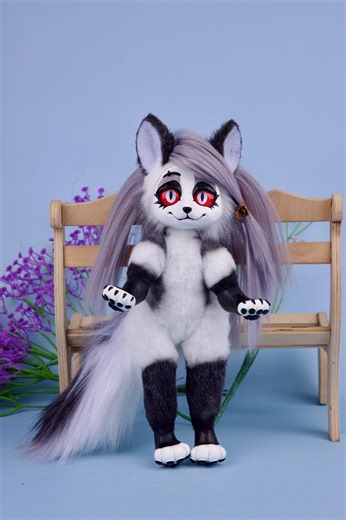 Made to Order! Toy Loona Plush, Helluva Boss Hellahound Art Doll (26cm) - Etsy