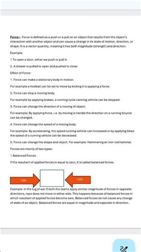 sci notes class 9th ch 8#notes