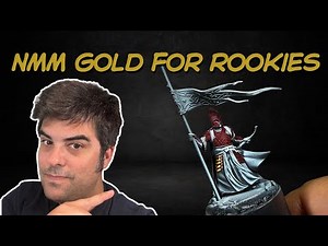 I Painted NMM Gold for 10 Minutes - Satisfying Miniature Painting ASMR