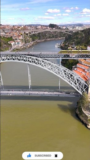 Ponte Dom Luís I Bridge Drone Footage 2026