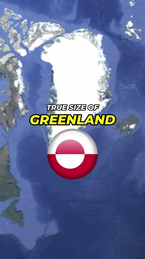 This Is Greenland’s Real Size 🇬🇱