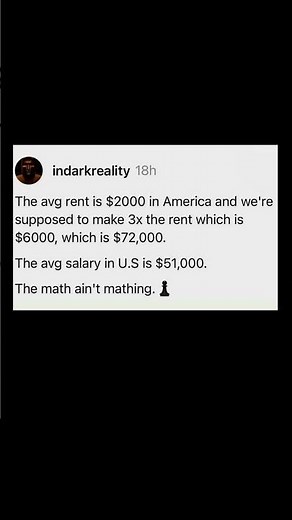 rent vs salary gap explained simply | Subscribe for more #motivation 😊👍