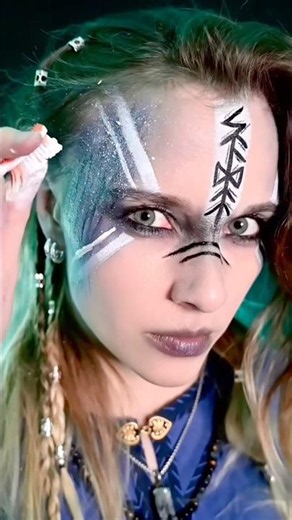 Viking warrior makeup ⚔️ The Darkest Tale ᛏᛞᛏ