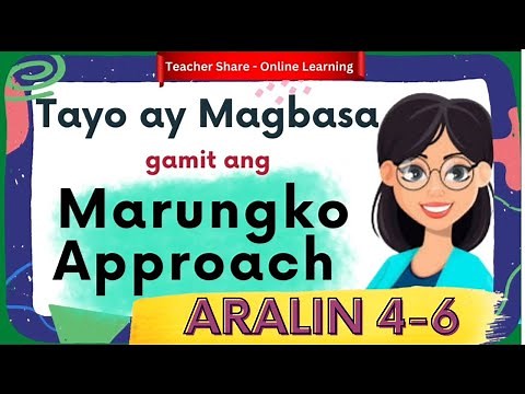 Tayo ay Magbasa | Gamit ang Marungko Approach | Aralin 4-6 | Unang Hakbang sa Pagbasa