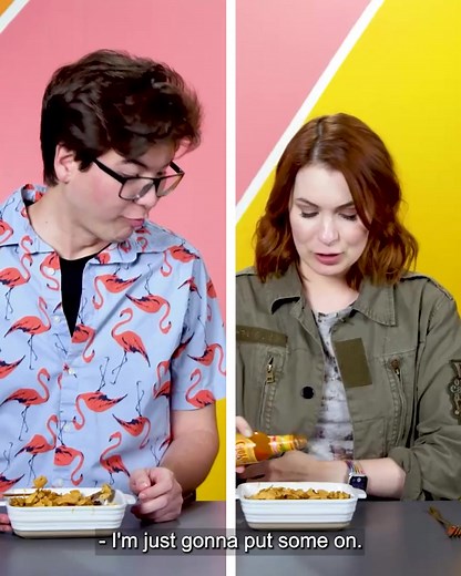 39K views · 435 reactions | Felicia Day APPROVES Chef Ash's cooking! | People Vs Food By React | Facebook