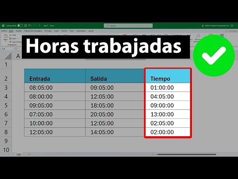 How to calculate hours worked with start and end times in Excel 👍