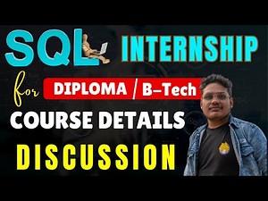 💻 SQL Internship 2025 – Complete Course Details Discussion