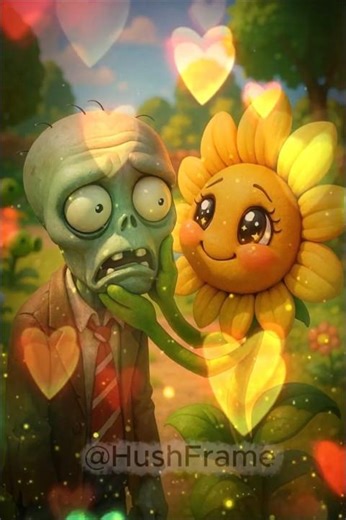 POV: Can a Sunflower Love a Zombie Forever? 💛🧟‍♂️✨ #plantsvszombies #pvz #shorts