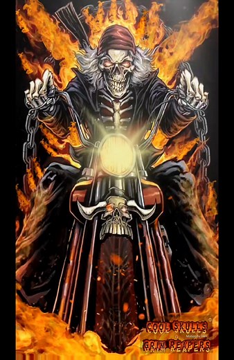 #grimreaperart #motiongraphics #3D | Cool Skulls & Grim Reapers