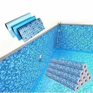 [Hot Item] Non-Slip Customized Mosaic Vinyl PVC Pool Liners for Any Type Pools