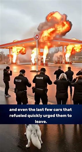 “🐶🔥 Police Dog Saves Everyone Seconds Before Gas Station Explosion 💥😱 | Hero Pup Story 🙏” #herodog