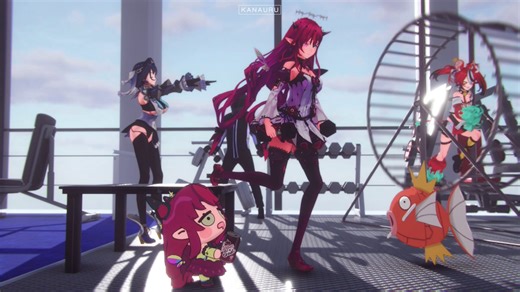 I always forget that Kronii just has her whole ass out on her 3D model 🍑😭