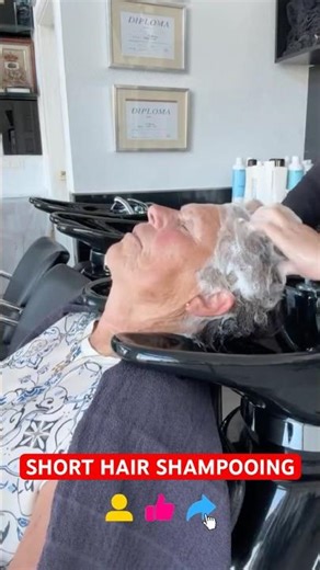 SHORT HAIR SHAMPOOING EASY TECHNIQUE BY VIVYAN HERMUZ! 🤩🏆✨ #hairwash #shampooing #shorts #hairhack