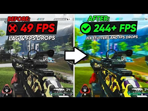 🔧 Apex Legends Season 12: Drastically Increase FPS & Fix FPS Drops, Stutters And Input Delay | 2022