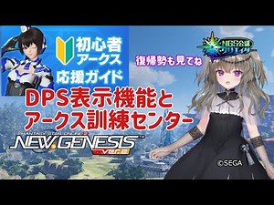 【PSO2NGS】DPS表示機能と練習クエストの紹介【PSO2:NGS】