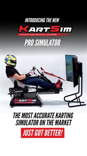 The KartSim Pro Simulator just got better! Upgraded 3DOF motion system with traction loss for sharper feedback. Fully adjustable wheel, pedals, and seat to fit cadet through senior drivers. Built to feel real. Configured to fit you. Build your Pro Sim now on our website - https://www.kart-sim.com/products/kartsim-pro-simulator. #kartracing #kartrace #kartracingchampion #karting | KartSim Ltd