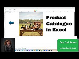 Product catalogue in Excel