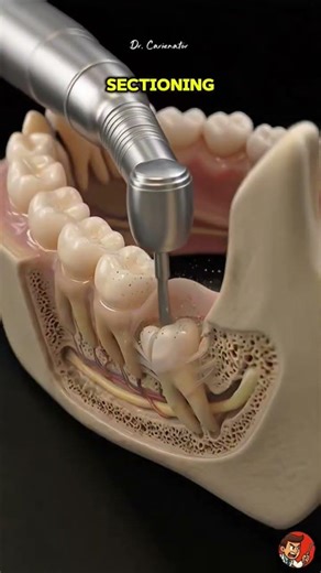 Have you ever seen how a wisdom tooth is extracted?