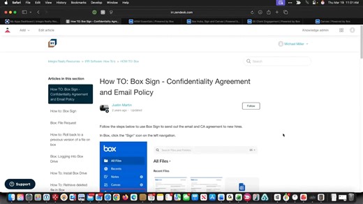 Box How To's: Sign, Hubs & Canvas