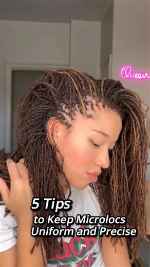 DIY Microlocs | Elizabeth on Instagram: "🌿✨ If you want your microlocs to stay cylindrical, uniform, and precise, you need to understand how they actually develop — budding vs. bunching, how to braid & band correctly, how to keep your grid consistent with reties, and how to fix the advanced stuff like fragile edges, thinning, knots, holes, and reattachments. Start learning all of this inside my FREE Self-Reti and Self-Maintenance guides: Links in bio 💚🔗 And if you want SUPER IN DEPTH INFO, (l