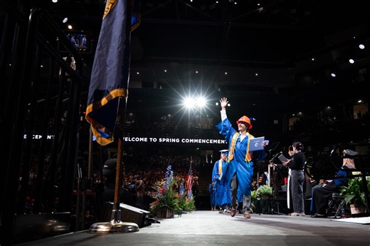 6K views · 86 reactions | On May 10, family and friends filled ExtraMile Arena for three ceremonies to celebrate 3,229 students who finished their coursework in spring 2025 and were eligible for 4,025 degrees and certificates. They bring Boise State’s total number of graduates for this academic year to more than 5,300. Congrats, Broncos! | Boise State University | Facebook