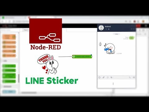 Line bot on Node-Red (Send Sticker)