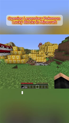 Opening Legendary Pokemon Lucky Blocks in Minecraft
