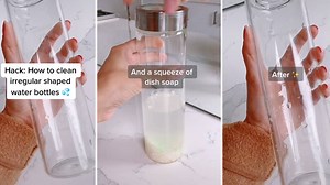 Mum shares incredible hack to easily clean awkwardly-shaped water bottles