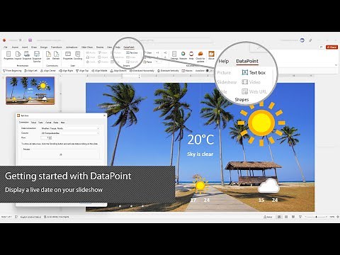Display a live date on your slideshow and television screen | PresentationPoint
