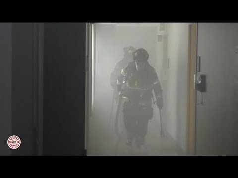 Commercial Structure Fire Training with TFD, HFD and SPFD interior + exterior operations.
