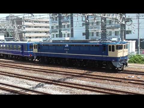 ついに解体！ 思い出の 直流電気機関車 EF65 1115 (JR東日本 尾久車両センター 所属) 12系客車5両の入換 JR高崎駅 2024年6月 撮影
