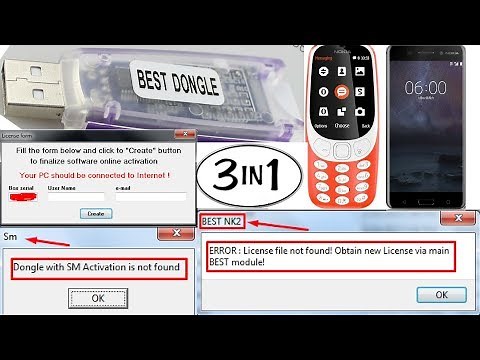 How to activate infinity BEST, BEST2 (NK2) and Samsung (SM module) on Nokia BEST dongle